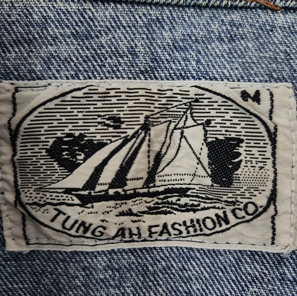 Vintage Acid Wash Denim Jacket - Picture 3 of 4